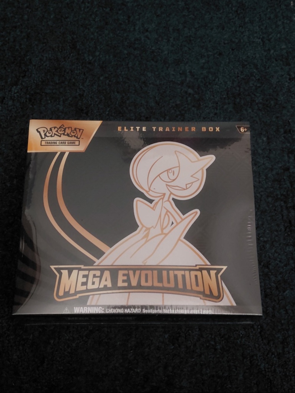 Pokemon Mega Evolution Elite Trainer Box - Black & Gold Accents